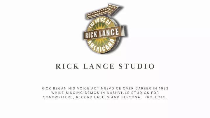 rick lance studio