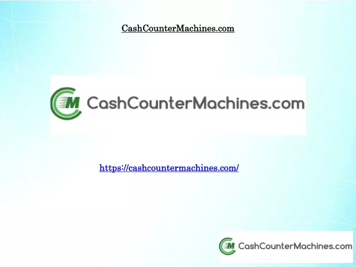 cashcountermachines com