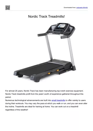Nordiac treadmillS