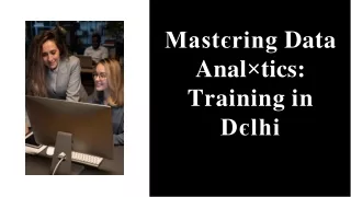 mast ring data anal tics training in d lhi