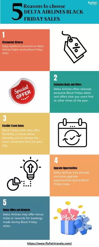 5 Reasons to choose  Delta Airlines Black Friday Sales Are Worth It.