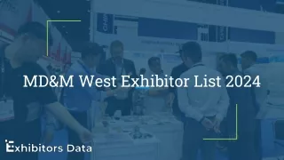 md m west exhibitor list 2024