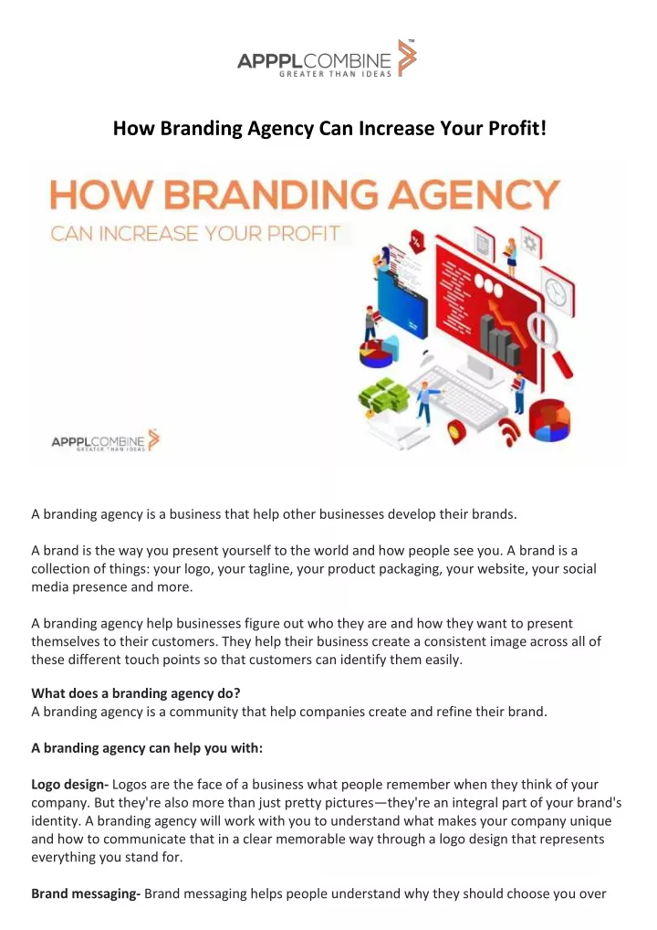 how branding agency can increase your profit