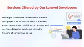 hire laravel developers in india