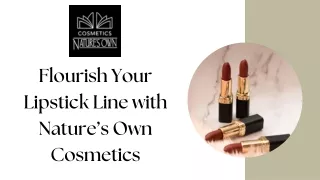 Nature’s Own Cosmetics - Wholesale Private Label Matte Lipstick Collection