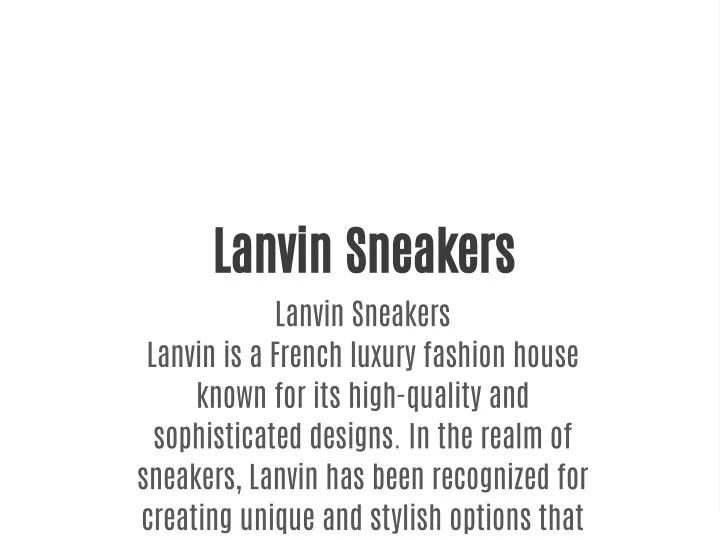 lanvin sneakers lanvin sneakers lanvin