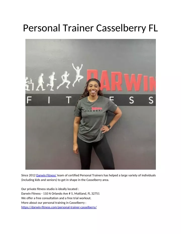 personal trainer casselberry fl