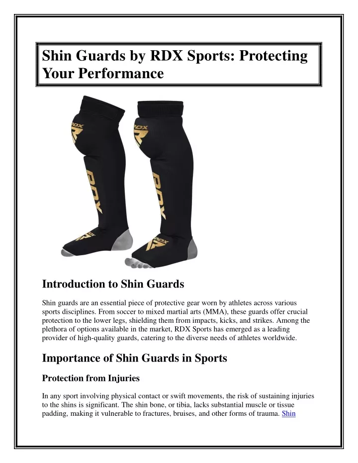 shin guards by rdx sports protecting your