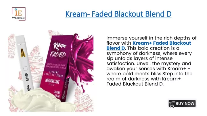 kream faded blackout blend d