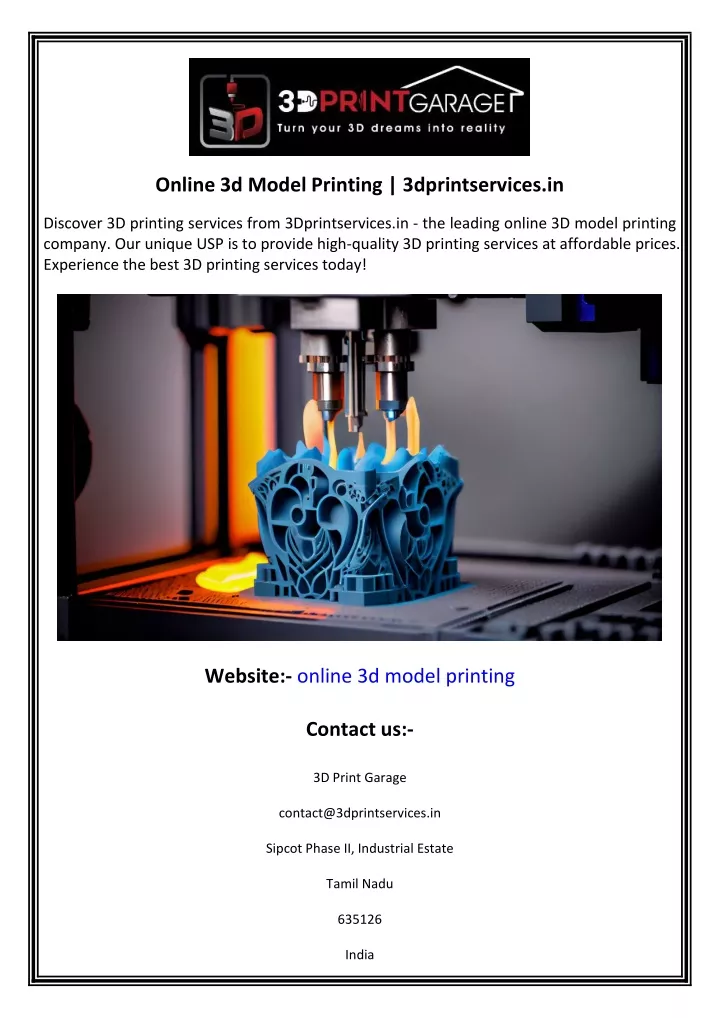 online 3d model printing 3dprintservices in