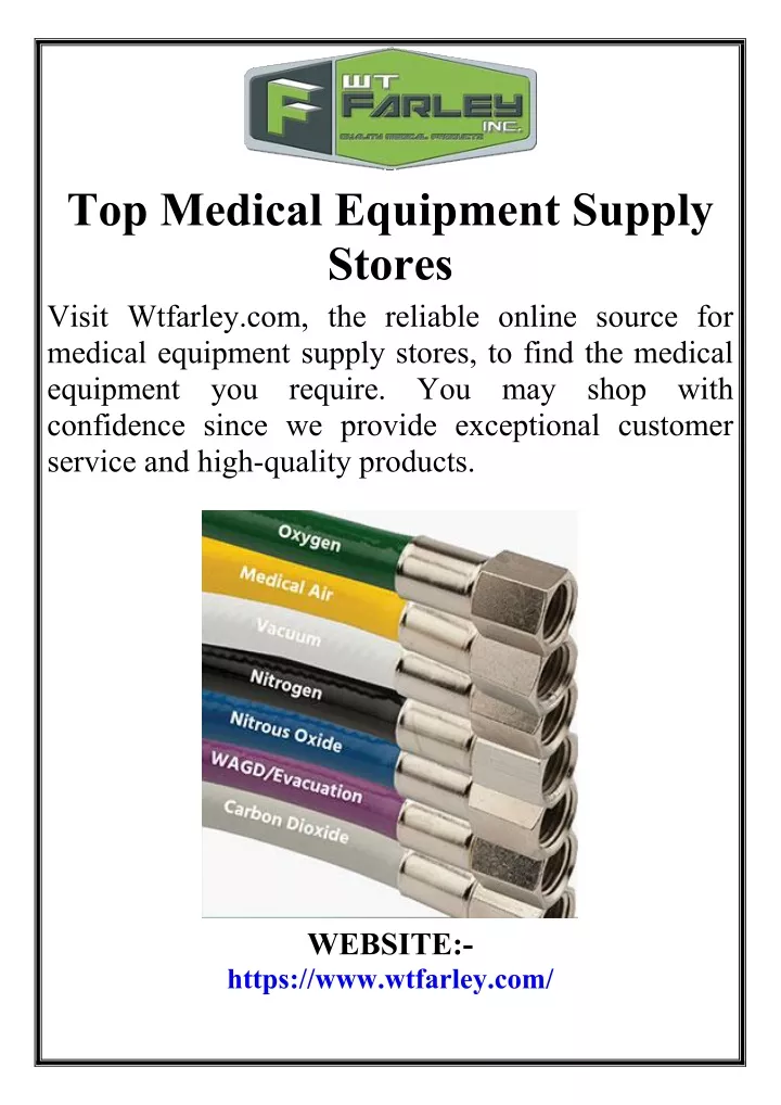 top medical equipment supply stores visit
