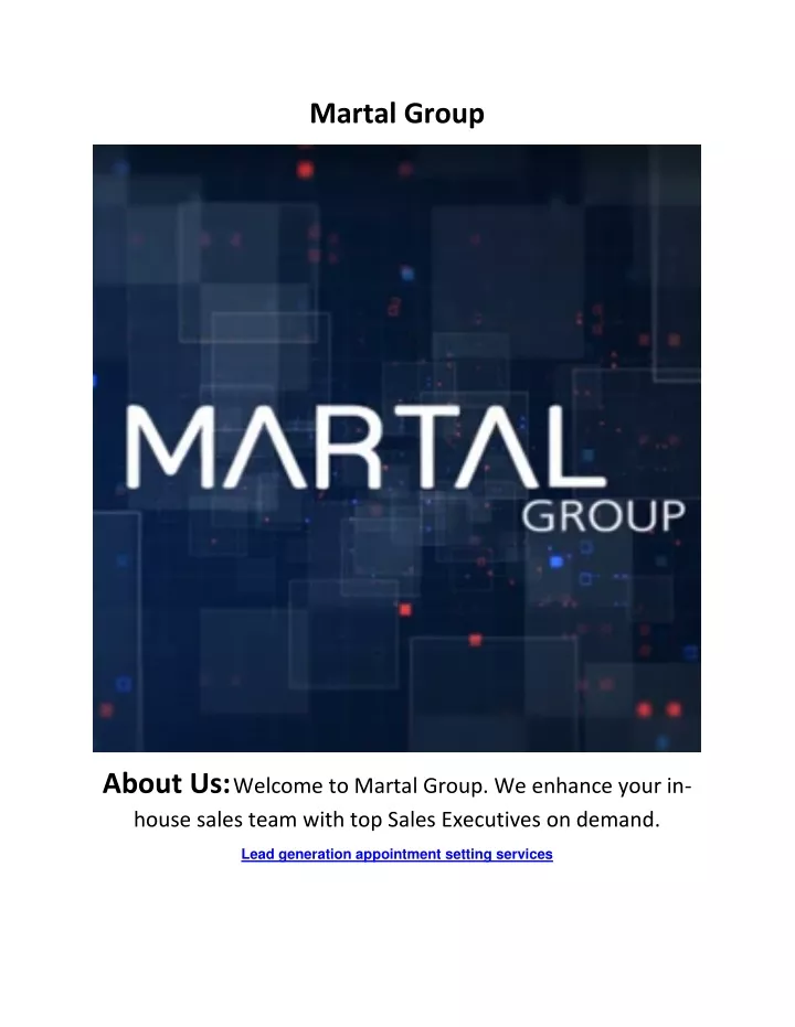 martal group