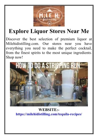 Explore Liquor Stores Near Me