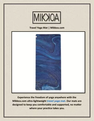 travel yoga mat mikkoa com