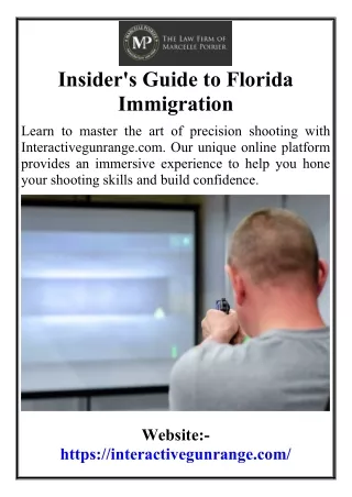 Insider's Guide to Florida Immigration