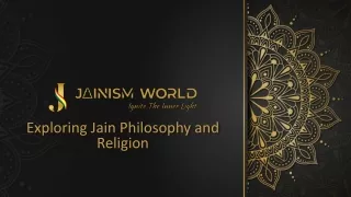 exploring jain philosophy and religion