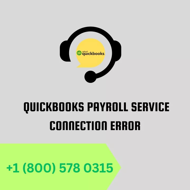 quickbooks payroll service connection error