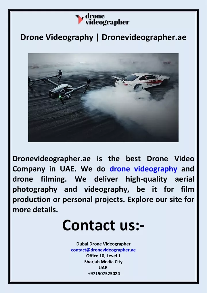 drone videography dronevideographer ae