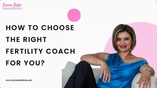 Navigating Your Fertility Journey Finding the Perfect Coach for Your Path to Parenthood