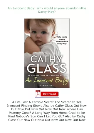 ❤PDF⚡ An Innocent Baby: Why would anyone abandon little Darcy-May?