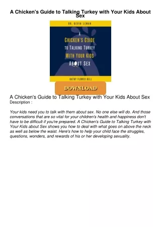 get⚡[PDF]❤ A Chicken's Guide to Talking Turkey with Your Kids About Sex