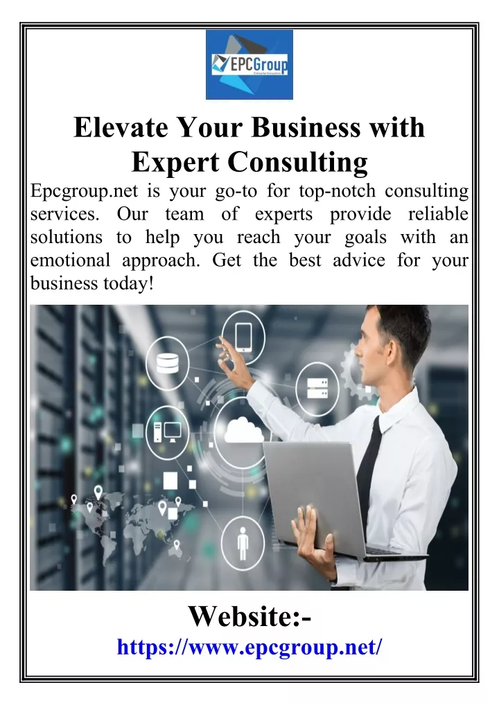 elevate your business with expert consulting