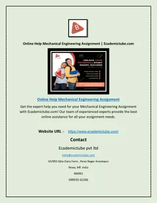 online help mechanical engineering assignment