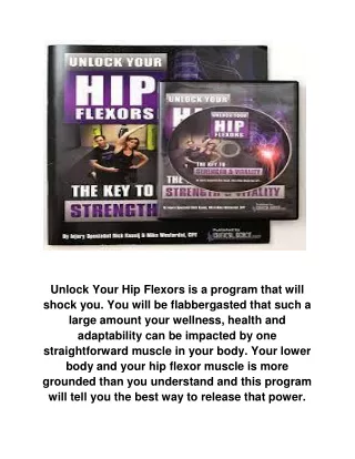 unlock your hip flexors pdf