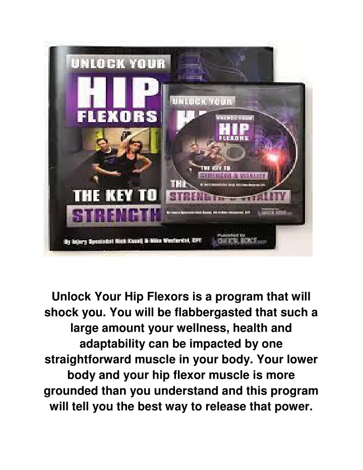 unlock your hip flexors pdf