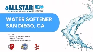 Water Softener San Diego, CA