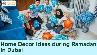 Home Decoration Services for Ramadan in Dubai | 045864033