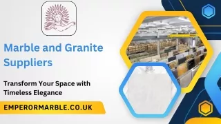 Marble and Granite Suppliers