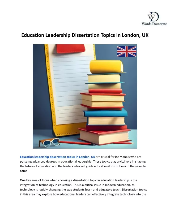 dissertation on education leadership