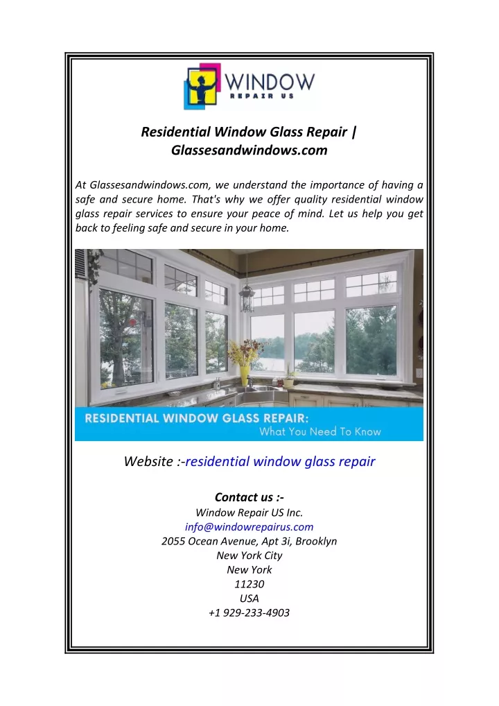 residential window glass repair glassesandwindows