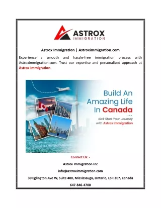 Astrox Immigration | Astroximmigration.com
