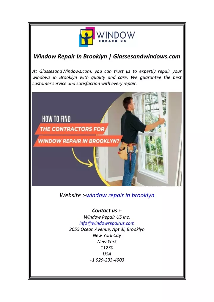 window repair in brooklyn glassesandwindows com