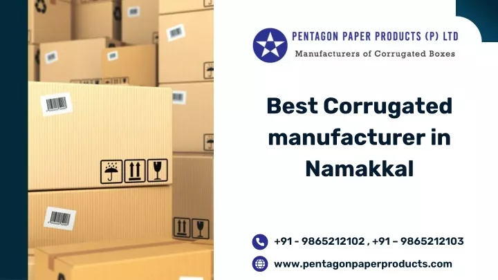 best corrugated manufacturer in namakkal