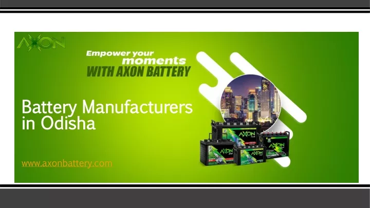 battery manufacturers in odisha