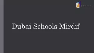 SCHOOL ADMISSION IN DUBAI