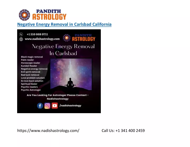 negative energy removal in carlsbad california