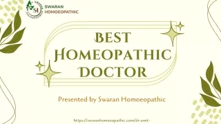 Best Homeopathic Doctor Swaran Homoeopathic