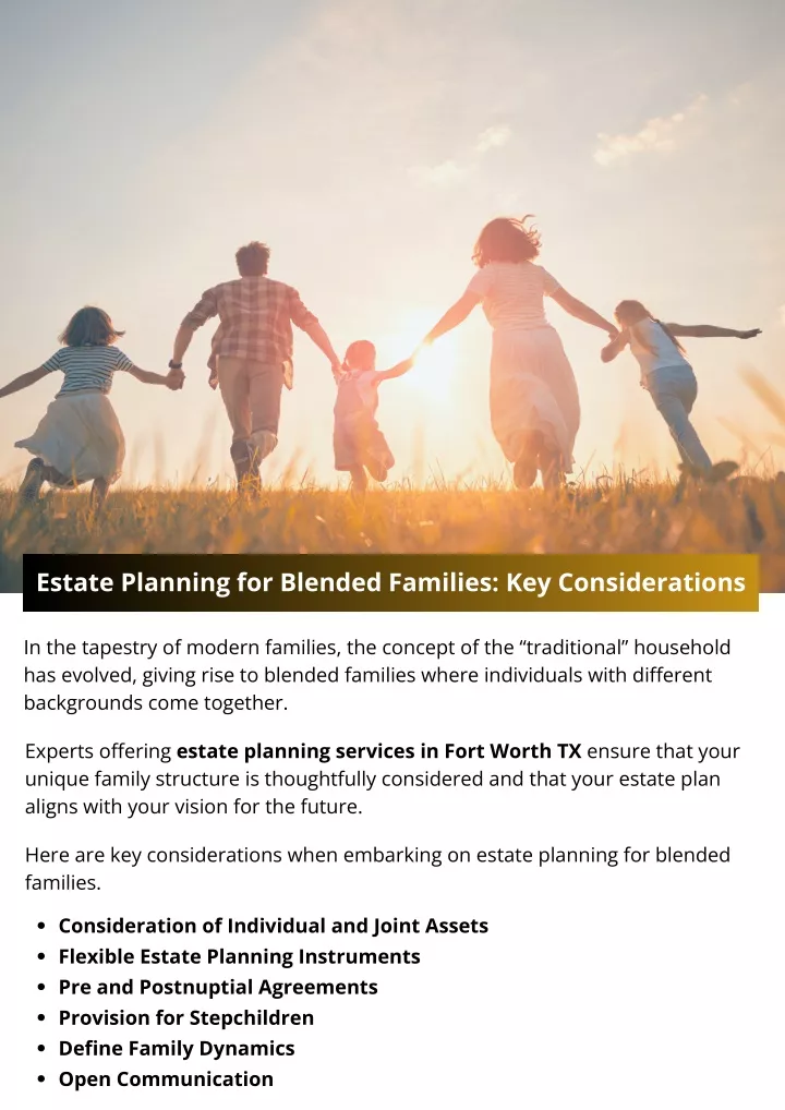 estate planning for blended families