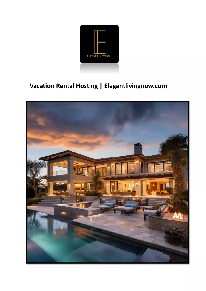 vacation rental hosting elegantlivingnow com