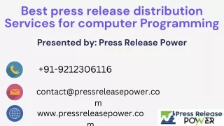 best press release distribution services