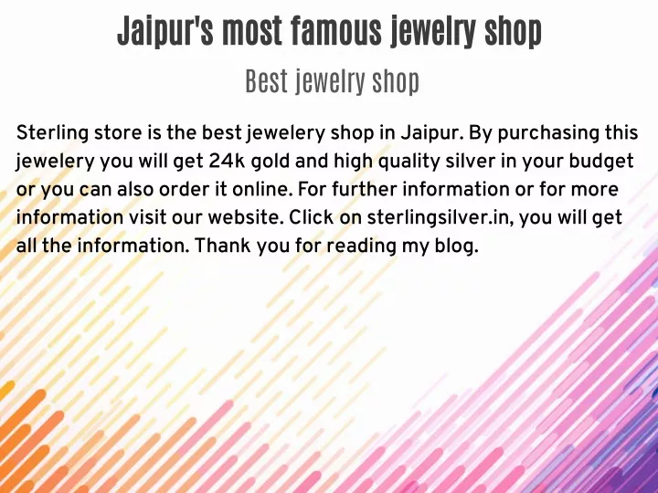 jaipur s most famous jewelry shop best jewelry