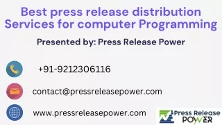 best press release distribution services