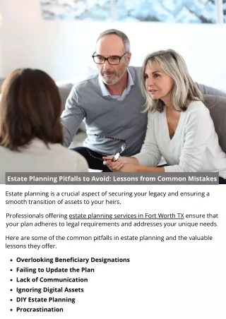 estate planning pitfalls to avoid lessons from