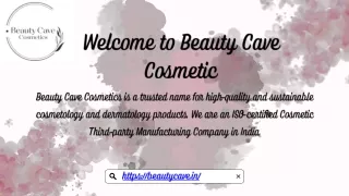 Cosmetic manufacturers in India-Beauty cave cosmetics