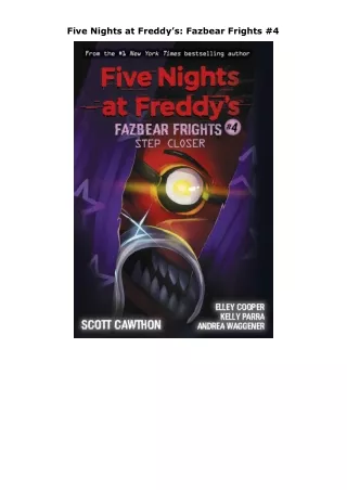 [PDF⚡READ❤ONLINE]  Five Nights at Freddy’s: Fazbear Frights #4