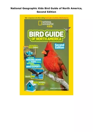 $PDF$/READ National Geographic Kids Bird Guide of North America, Second Edition